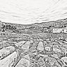 Drawing of the Jewish cemetery of Tetuan