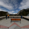 View from the Terrace at the Banff Springs Hotel