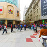 The Binjiangdao pedestrian street Tianjin