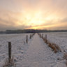 Aachen - Eselsweg (donkey path) in Winter - Sunrise