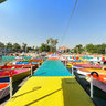 near the boats