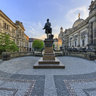 Dresden - Georg-Treu-Platz und Brühlsche Terrasse
