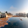 Bridge on the river Kupa in Ozalj