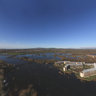 Aerial Panorama of Flooding at the University of Limerick November 2009