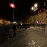 20111231 2357 Vilnius Cathedral New Year Fireworks
