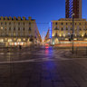 Piazza Castello, blue hour