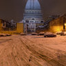 Mole Antonelliana under snowfall
