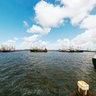 The Wadden Sea from the Harbour of Lauwersoog