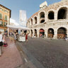 Piazza Brà e l'Arena di Verona