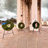 Sotto l'Arco della Vittoria a Genova