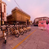 Pink Christmas Tree in Milan