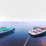 boats on Adda river