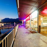 Como Lake by night from Lecco pier