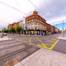 Sir John Gray statue and The Spire of Dublin in O'Connell Street