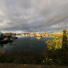 Howth harbour at sunset