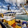 ship in Howth harbour