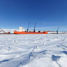 port Dudinka - view from Enisei