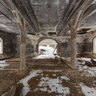 Dryutskovo. Abandoned wooden church. Interior (2011)