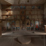 Church of st. Nicolas from Visoky Ostrov. Interior (1767)