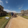 Tourist at the Tulum Ruins