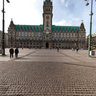 Town hall marketplace in Hamburg - Rathausmarkt in Hamburg