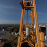 On top of a crane, oben auf einem Kran