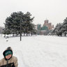 Tasmajdan under snow