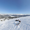 Ski slope Snowy - Ergaki