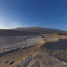 Cracked Mud Flat At The Mesquite Dunes in Death Valley