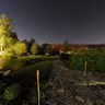 Trebesice, Castle at night