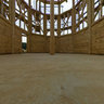 The Wooden Church is being built