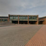 The schoolyard of the school in Fuerstenberg