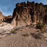 Entrance to Hole In the Wall canyon, Rings Loop Trail, Mojave National Preserve, California
