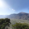 View over the rhone valley