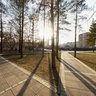 Narymskiy square. Novosibirsk.