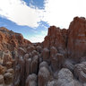 Cathedral Gorge State Park, Upper Landscape, Nevada, USA