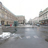 Vienna opera house in winter