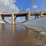 6th Street Bridge from LA river bottom