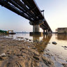 Sunset on Red River bank - Hanoi