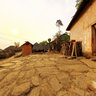 Afternoon at a village of Ha Nhi people, Lao Cai (Chiều về trên bản Hà Nhì)