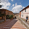 Perugia, Via Appia and Via Acquedotto - Stairs from the old town and Roman Aqueduct