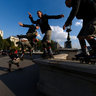 Skater at the Chain Bridge