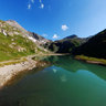 Glacier lake near Franz Josephs Hohe