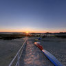 carantec pt port sunset france