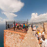 Historic Castle Alanya Alania Turkey mediterranean see panobilder