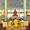 Prayer Room Shwedagon Pagoda Yangon Myanmar
