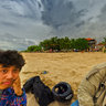 Just Sitting on Kuta beach