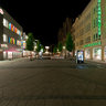 Westenhellweg in Dortmund bei Nacht