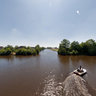 Ems-Seiten-Kanal Brücke bei Emden