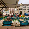 The farmers market around Freiburger Muenster 